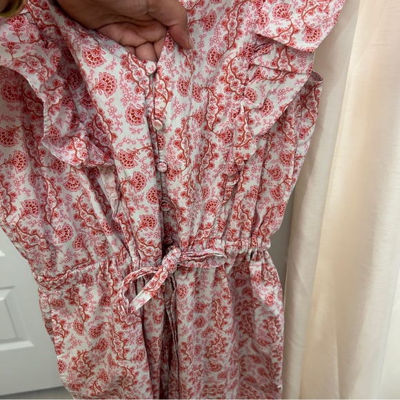 LA VIE REBECCA TAYLOR Pink Wave Paisley Jumpsuit XL - Picture 6 of 14